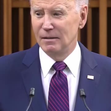 Joe Biden, I Applaud China...Excuse Me, I Applaud Canada