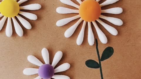 Hand made flower craft