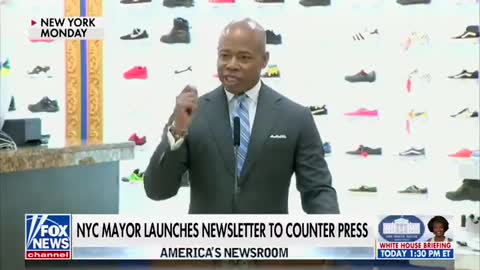Eric Adams launches newsletter to distribute his propaganda to the people of New York