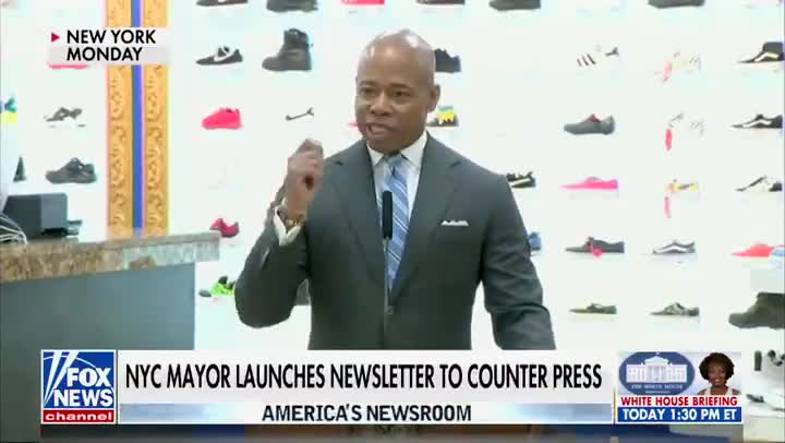 Eric Adams launches newsletter to distribute his propaganda to the people of New York