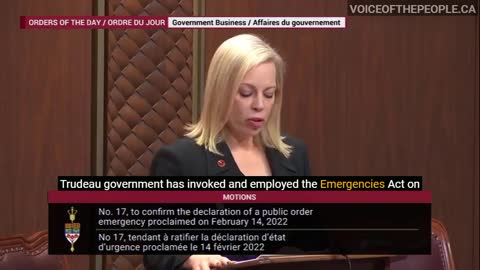 Senator Batters - Emergencies Act Debate 02.22.2022