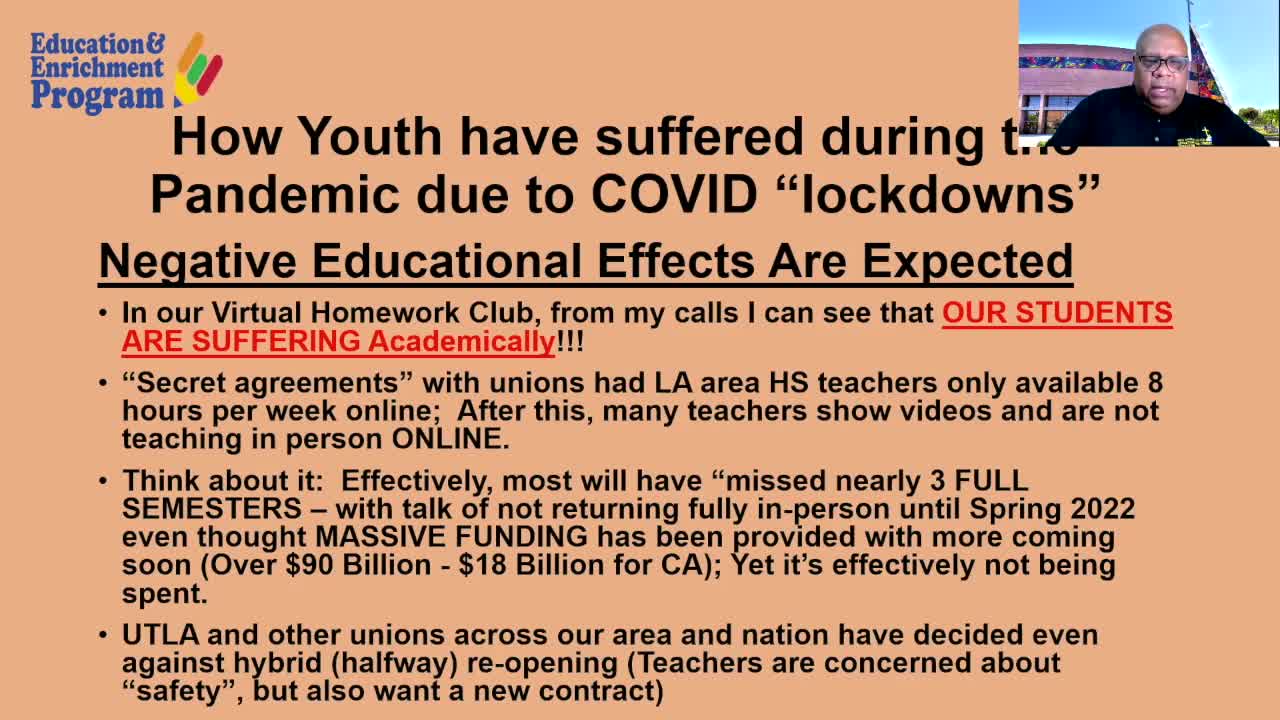What Our Youth Need Now: Analysis of the School and Govt. Response to COVID-19