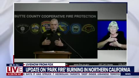 WATCH: Fire officials provide update on Park Fire | LiveNOW from FOX