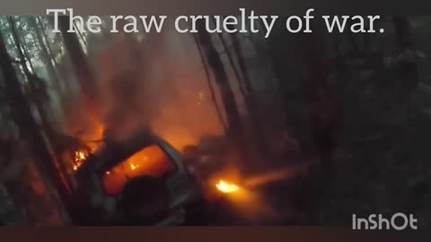 The raw cruelty of the war in Ukraine.