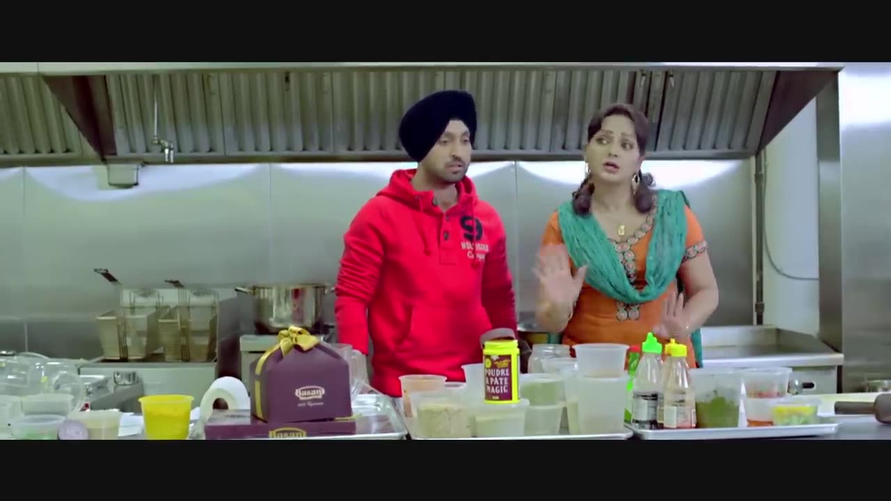 Diljit Dosanjh Comedy Part 4 - Neeru Bajwa - Jatt &