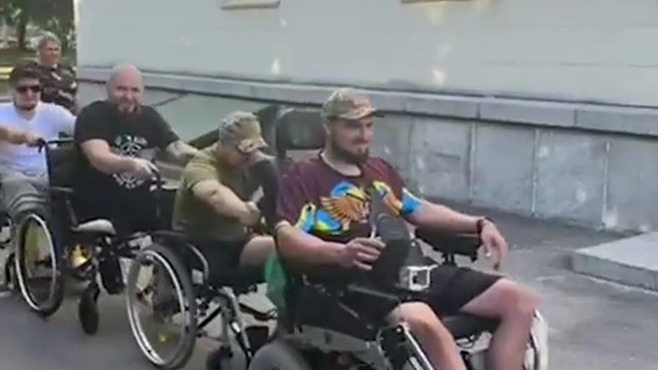 Meanwhile, in the Ukraine. In fact, cripples, if this goes on, will be half the country.