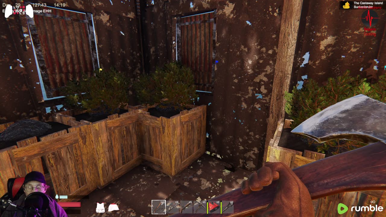 "Replay" Sunkenland" A Waterworld Themed Survival Game. Build, Dive Survive. Come Hang out.