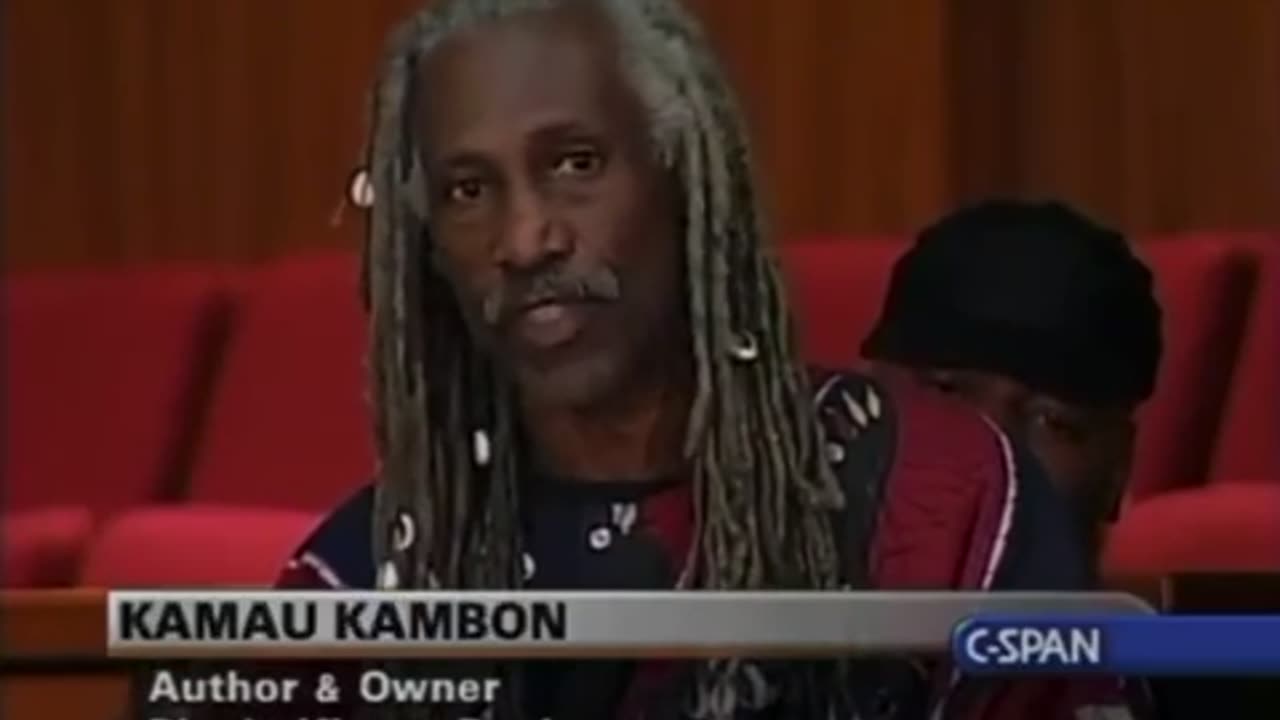 Man calls for the EXTERMINATION of White people LIVE on C-SPAN!