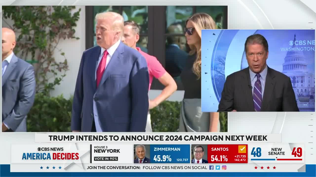 Trump intends to announce 2024 presidential campaign, sources say 11-11-2022