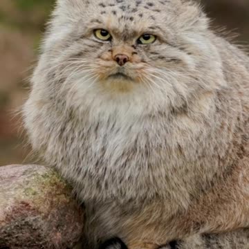 Pallas’ Cat aka puffy Face Kitty 😊