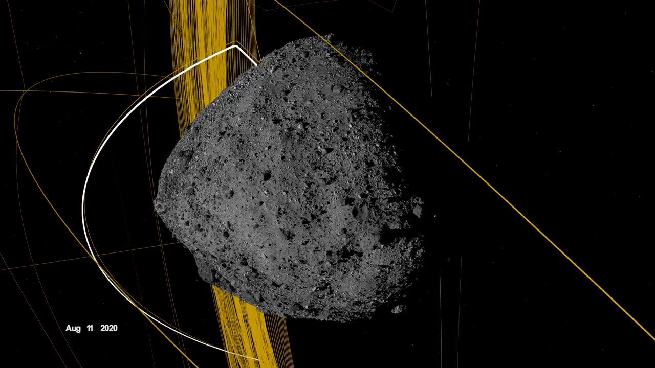 OSIRIS-REx Slings Orbital Web Around Asteroid to Capture Sample