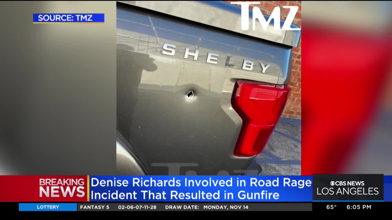 Driver shoots at Denise Richards, husband during apparent road rage incident