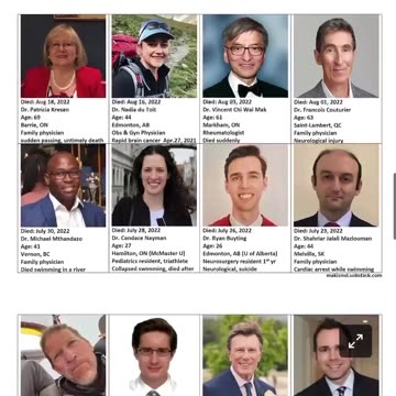 🇨🇦 132 Canadian doctors have died suddenly since the Covid-19 vaccine roll-out