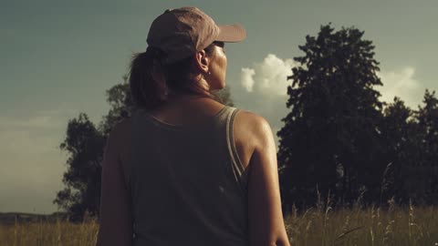 Fit woman on a sunny day