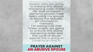 Divine Restraining Order on an Abusive Spouse