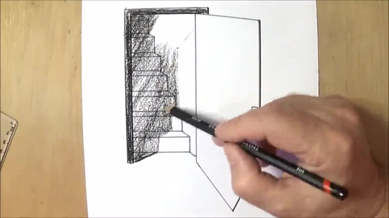 The Door Illusion - Magic Perspective with Pencil