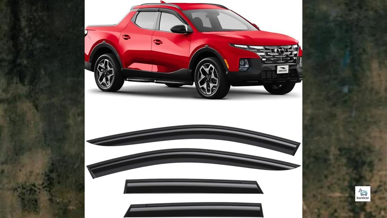 Review - Voron Glass Tape-on Extra Durable Rain Guards for Hyundai Santa Cruz 2022-2024