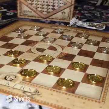 Quick Look: Harry Potter Noble Collection Gringotts Checkers Set! #wizardingworld #checkers #potter