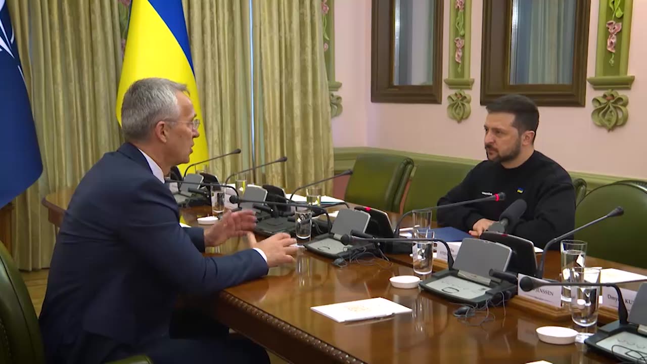 NATO Secretary General Jens Stoltenberg in Kyiv.