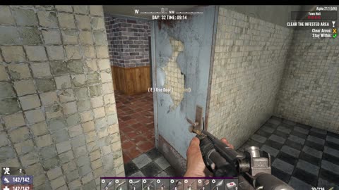 7dtd - Day 32 2nd Crack a book and Town Hall Tier 4 infested