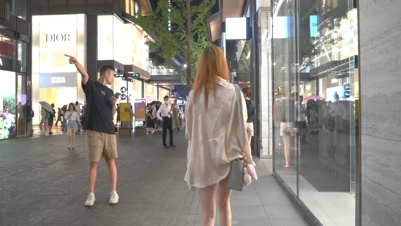 ChengDu, nightlife, Exploring China, 4K China street