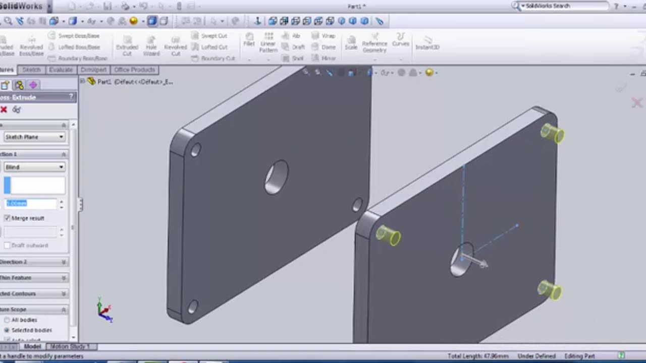 Tutorial1- clutch simulation in Solidworks