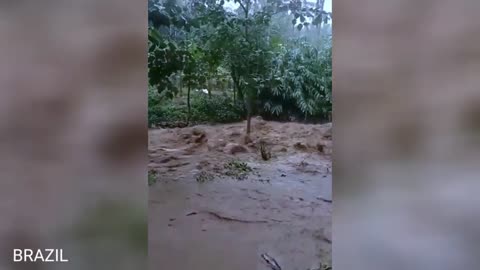 Brazil ready to finish😱! Heavy rains Destroyed Many Houses! Brazil floods 2022