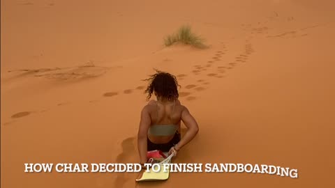 Sandboarding Sahara Desert Morocco