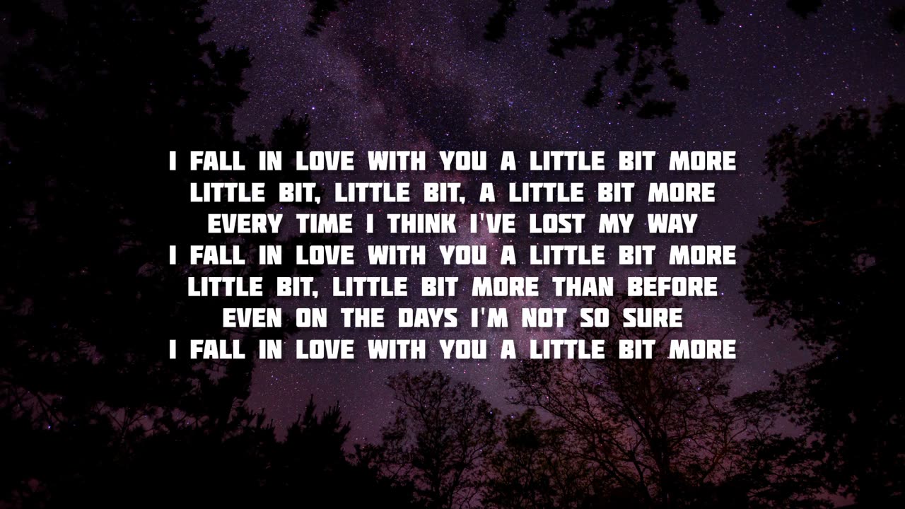 Little bit more - Suriel Hess Lyrics