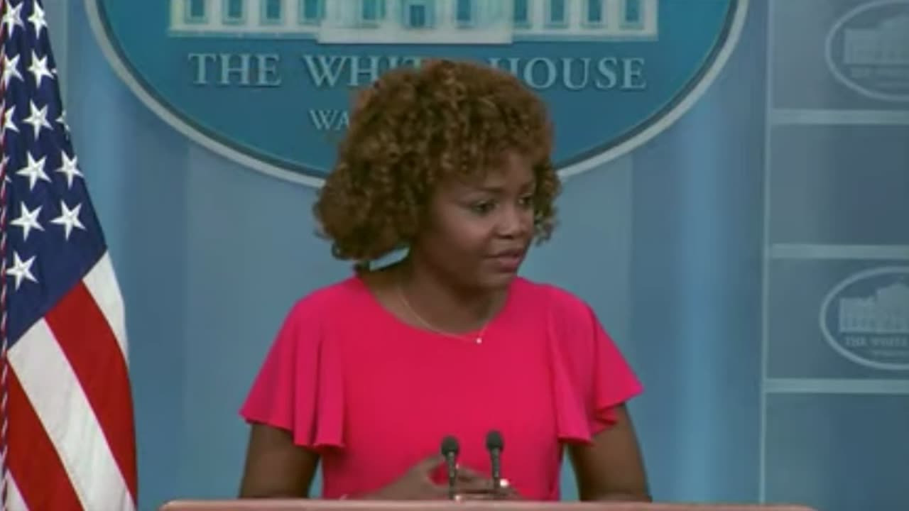 A reporter asks the WH press sec if Biden regrets how his comments and laughter while talking about a mother who lost her sons to fentanyl came out