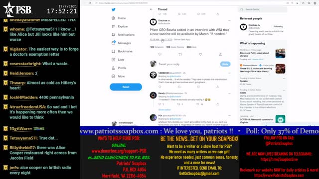 2021-12-07 17:00 EST - Freedom Rings: with Pamphlet Anon