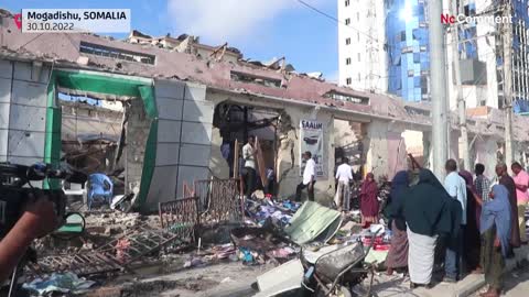 Search for bodies in Somalia’s capital after two bomb blasts