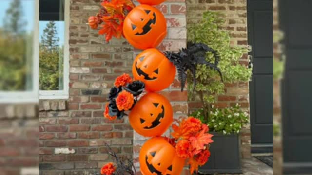 most attractive and stunning Halloween pumpkin decorating ideas for home gardens