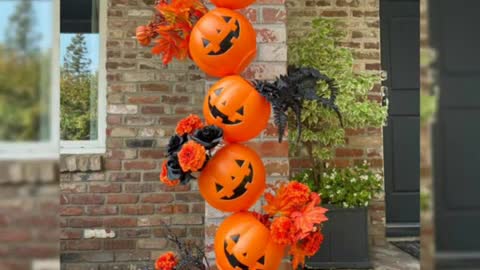 most attractive and stunning Halloween pumpkin decorating ideas for home gardens