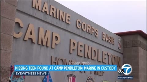 A missing 14-year-old girl with learning disabilities was found at Camp Pendleton
