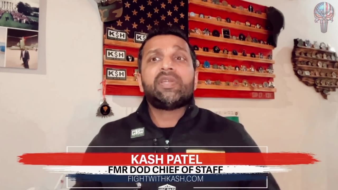 Kash Patel I think in Nov 2024 there is going be to an implosion in Washington DC