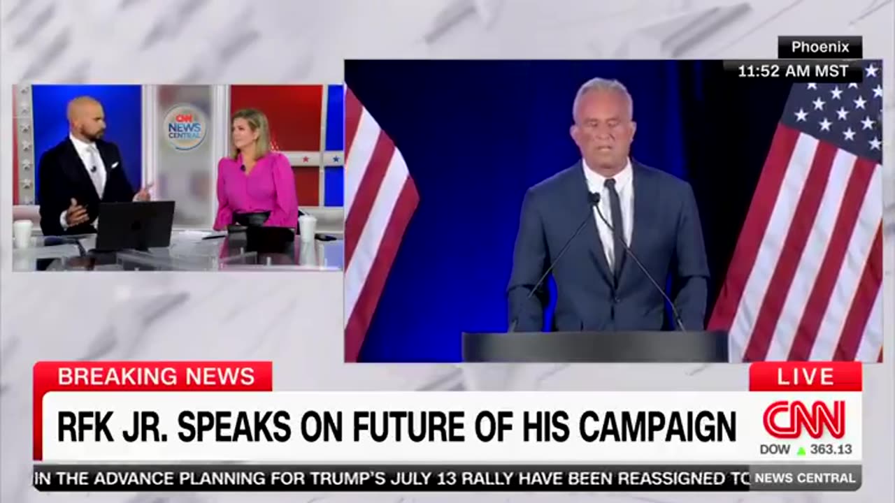 CNN cut away from RFK Jr's speech as he was explaining how the DNC rigged the primary