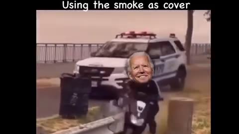 Brandon using smoke as cover