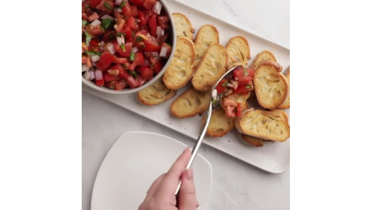 Easy Italian Bruschetta Recipe