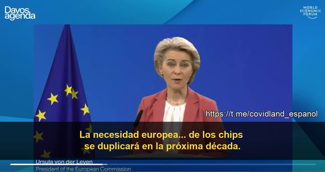 Presidenta de la Comisión de la UE Ursula von der Leyen - Agenda de Davos '22