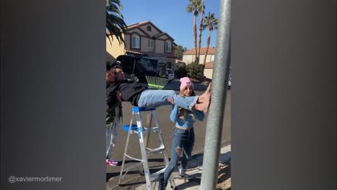 WALKING ON A STREET LIGHT