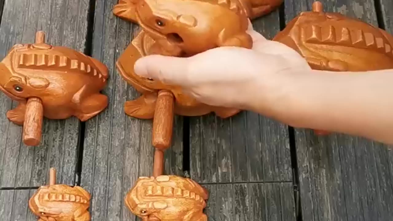 Funny Wooden Frog ASMR #Shorts