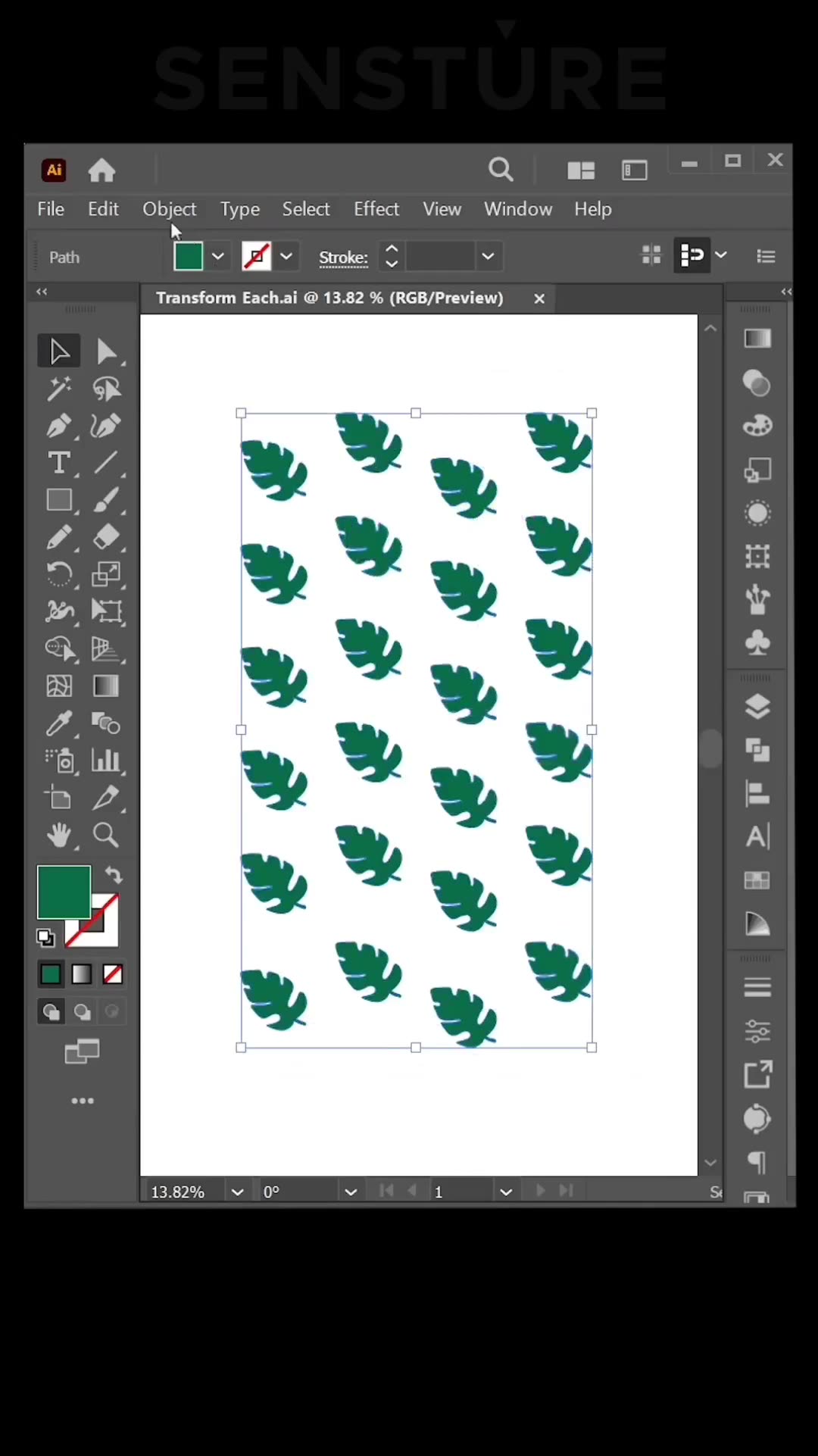 17b Ransform Logo ransform Each Shape In Adobe Illustrator