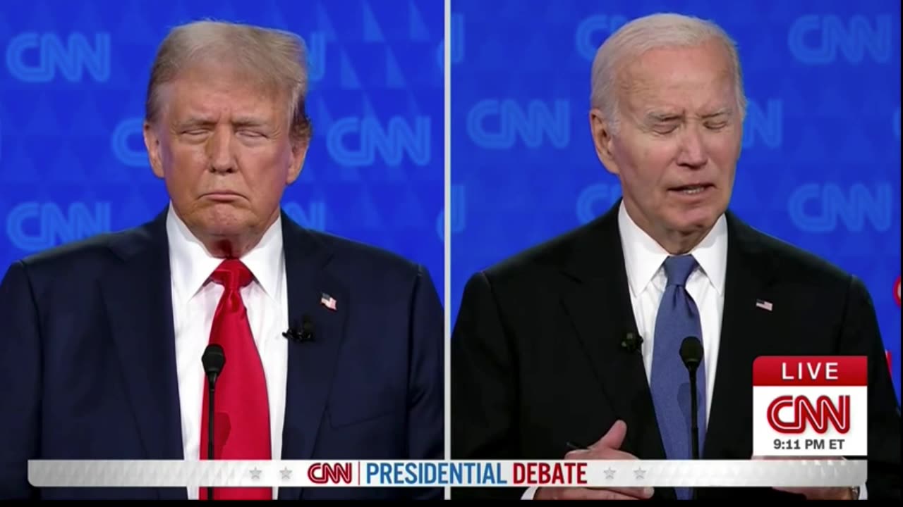 BUMBLING BIDEN - US PRESIDENTIAL DEBATE June 27th, 2024