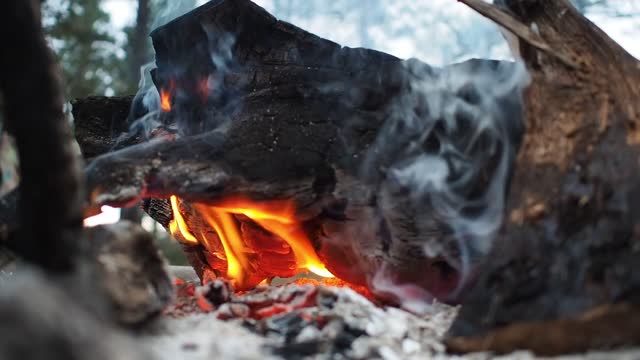 Video and Music to CALM your MIND | Mood Booster | Fireplace 4K | cozy fireplace | crackling fire