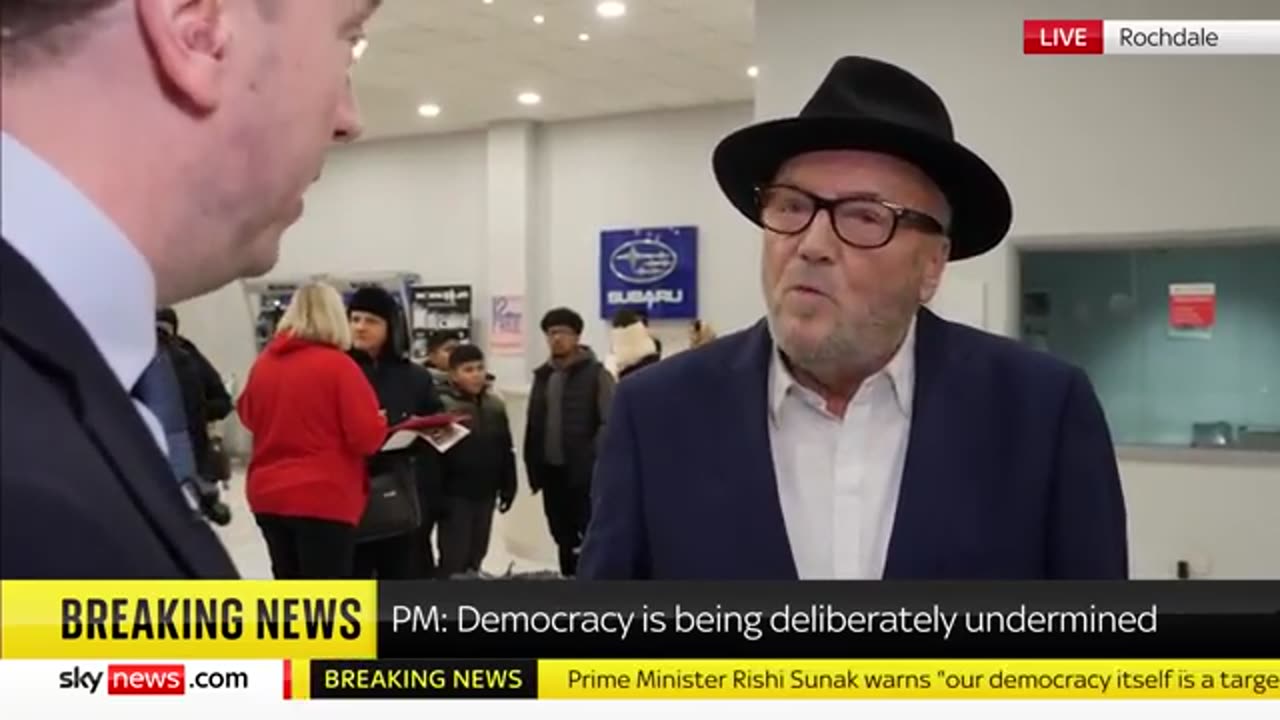 I despise the prime minister - George Galloway