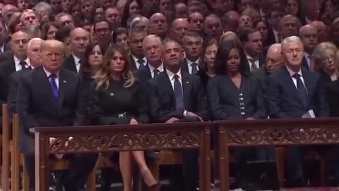 Bush Sr Funeral (Too late for the Evil)