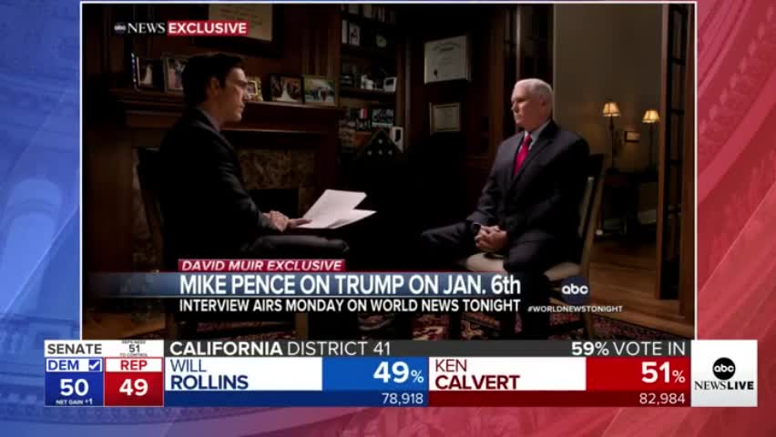 Pence Stabs Trump In The Back Again, Claims His Rhetoric Put His Family In Danger