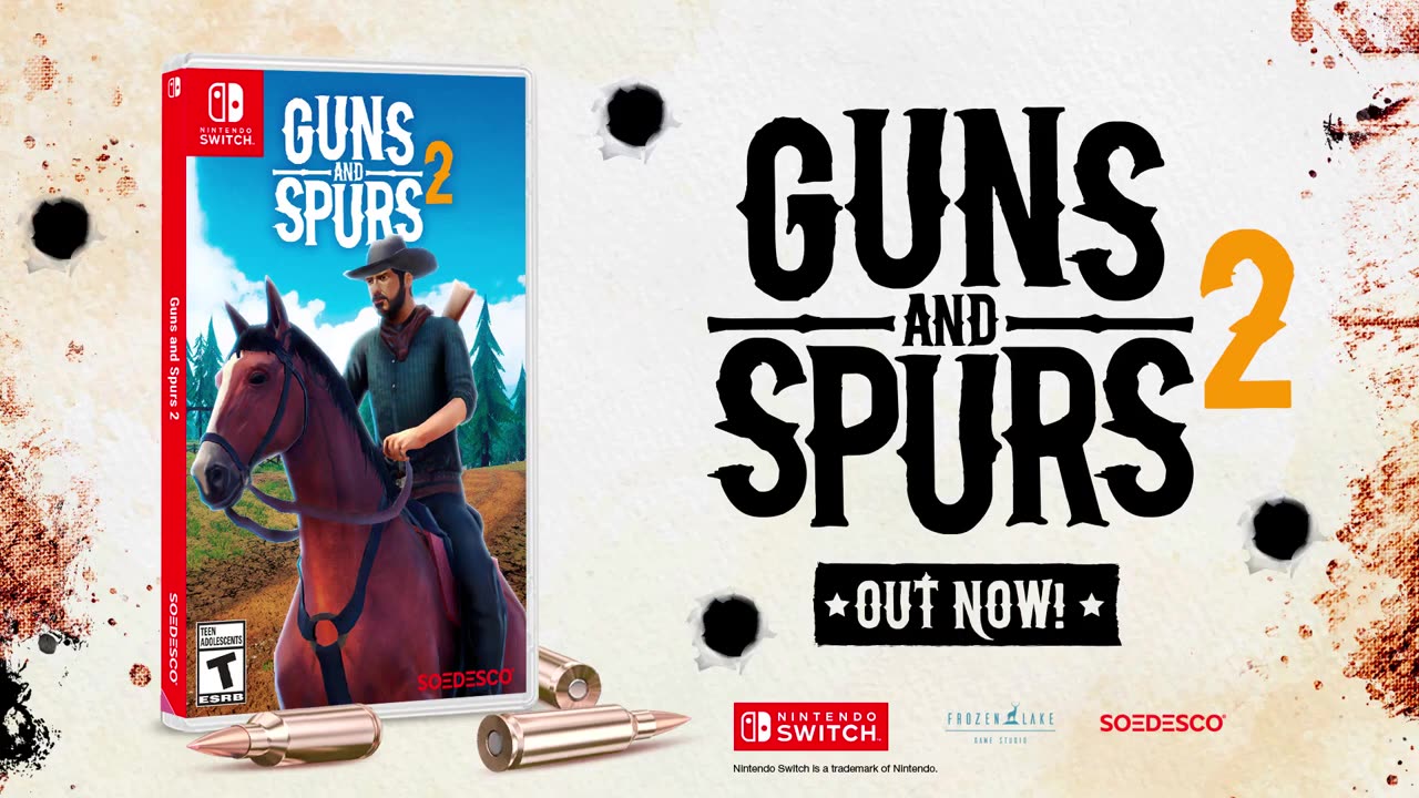 Guns and Spurs 2 - Official Nintendo Switch Launch Trailer