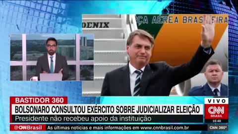 Bolsonaro consultou o Exército sobre judicializar a eleição | CNN 360º